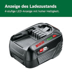 Bosch PBA 18V 4.0Ah akkumulátor 18 volt rendszer, 4.0Ah, karton csomagolás