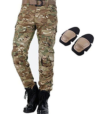 JOYASUS Paintball BDU taktikai nadrág többzsebes térdvédővel XL, CP