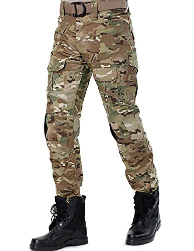 JOYASUS Paintball BDU taktikai nadrág többzsebes térdvédővel XL, CP