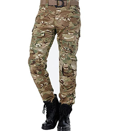 JOYASUS Paintball BDU taktikai nadrág többzsebes térdvédővel XL, CP