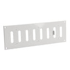 EUROPLAST 300x100mm acéllemez tolórács fehér