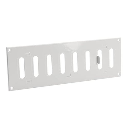 EUROPLAST 300x100mm acéllemez tolórács fehér
