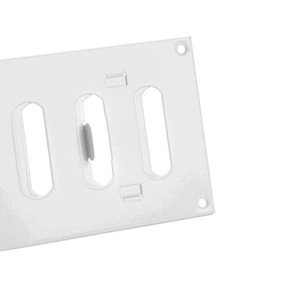 EUROPLAST 300x100mm acéllemez tolórács fehér