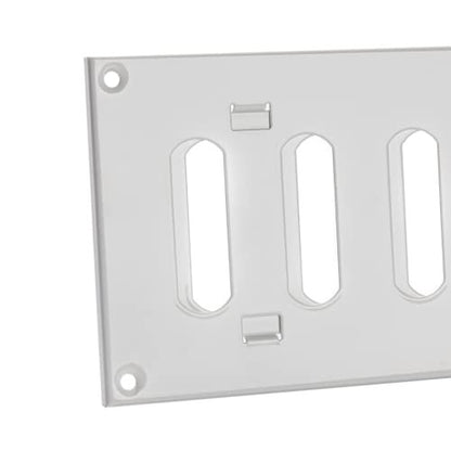 EUROPLAST 300x100mm acéllemez tolórács fehér