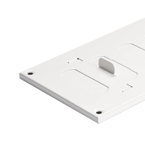 EUROPLAST 300x100mm acéllemez tolórács fehér