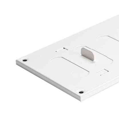 EUROPLAST 300x100mm acéllemez tolórács fehér