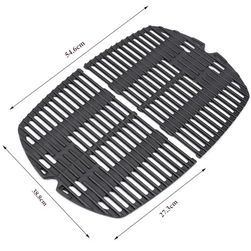 GFTIME 27,3x38,8cm öntöttvas sütőrács Weber Q200, Q220, Q2000, Q2400 sorozat
