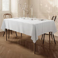 Home Direct extra nagy téglalap alakú textil asztalterítő 150x300cm, fehér