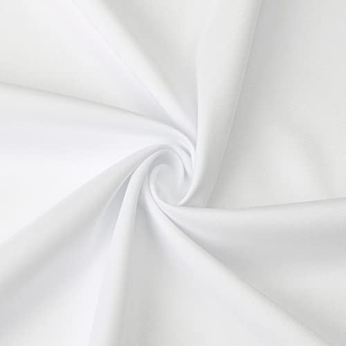 Home Direct extra nagy téglalap alakú textil asztalterítő 150x300cm, fehér
