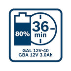 Bosch Professional 12V GBA 3.0Ah akkumulátor