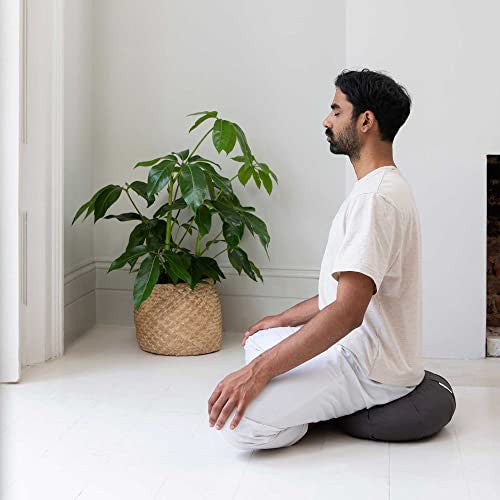 basaho CRESCENT meditációs párna | organikus pamut | hajdina töltet