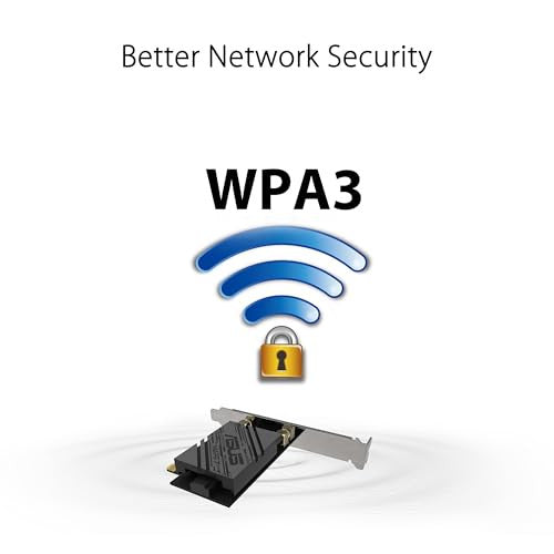 ASUS PCE-BE92BT Wi-Fi adapter, tri-band, Wi-Fi 7, Bluetooth 5.4, OFDMA, multi-link