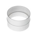125 mm-es csőcsatlakozó - kerek PVC légcsatorna