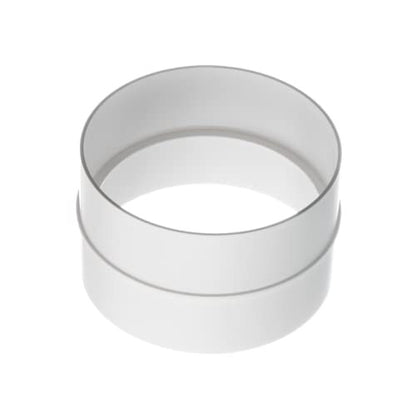 125 mm-es csőcsatlakozó - kerek PVC légcsatorna