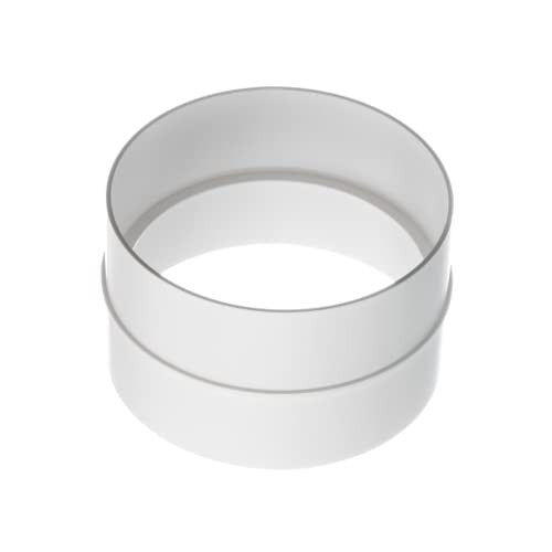 125 mm-es csőcsatlakozó - kerek PVC légcsatorna