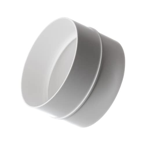 125 mm-es csőcsatlakozó - kerek PVC légcsatorna