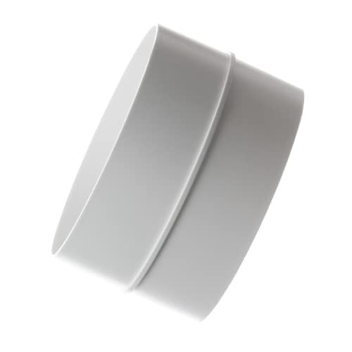 125 mm-es csőcsatlakozó - kerek PVC légcsatorna