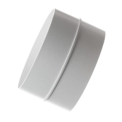 125 mm-es csőcsatlakozó - kerek PVC légcsatorna
