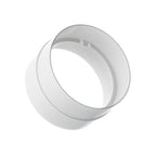 125 mm-es csőcsatlakozó - kerek PVC légcsatorna