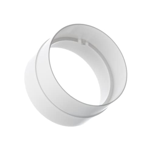 125 mm-es csőcsatlakozó - kerek PVC légcsatorna