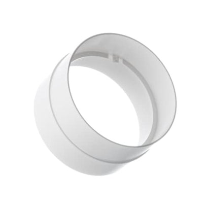 125 mm-es csőcsatlakozó - kerek PVC légcsatorna