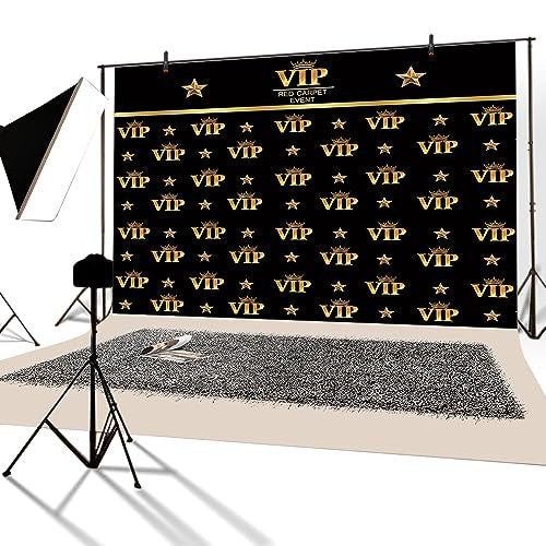 YongFoto 3x2m vinyl fotóháttér VIP háttér vörös szőnyeg esemény korona csillagok