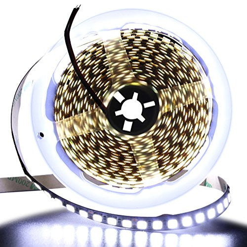 XUNATA LED szalag 5M, SMD 5054, fehér, IP65, öntapadós fehér