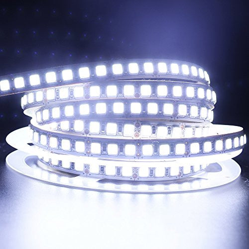XUNATA LED szalag 5M, SMD 5054, fehér, IP65, öntapadós fehér