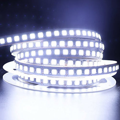 XUNATA LED szalag 5M, SMD 5054, fehér, IP65, öntapadós fehér