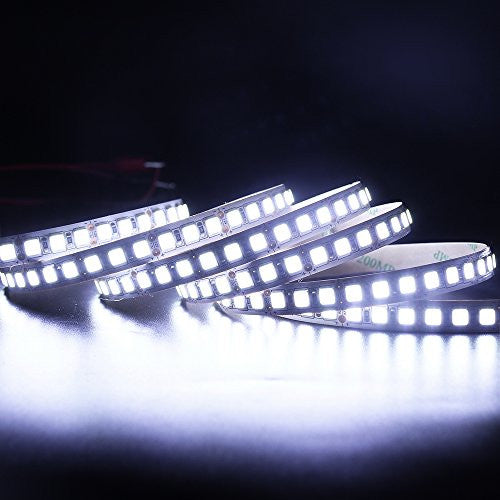 XUNATA LED szalag 5M, SMD 5054, fehér, IP65, öntapadós fehér