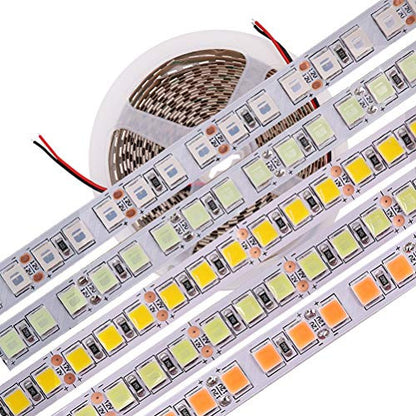 XUNATA LED szalag 5M, SMD 5054, fehér, IP65, öntapadós fehér