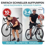Bicycle padló pumpa - minden szelepre alkalmas - tesztelt nagyon jó - 10 év garancia