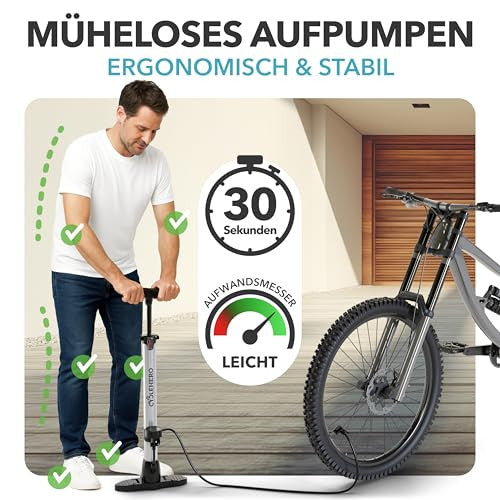 Bicycle padló pumpa - minden szelepre alkalmas - tesztelt nagyon jó - 10 év garancia