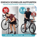 Bicycle padló pumpa - minden szelepre alkalmas