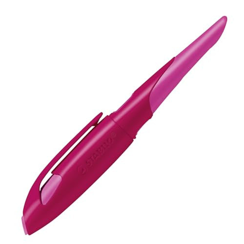 STABILO EASYbirdy ergonomikus töltőtoll A hegy jobbkezes bogyó/rózsaszín