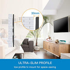 PERLESMITH ultra vékony univerzális TV fali konzol 23-55 hüvelyk, max. VESA 400 x