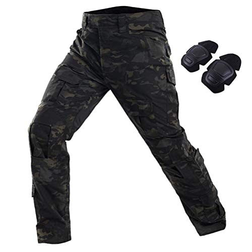 JOYASUS Paintball BDU taktikai nadrág többzsebes XL fekete