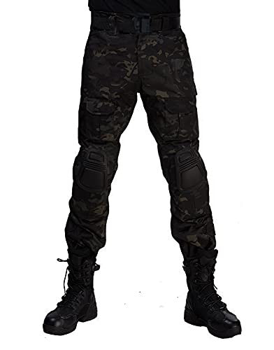 JOYASUS Paintball BDU taktikai nadrág többzsebes XL fekete