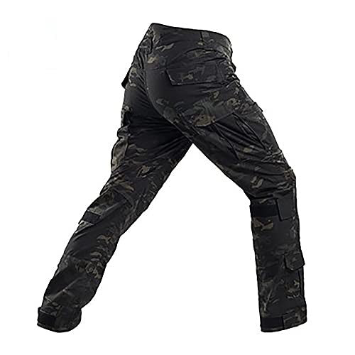 JOYASUS Paintball BDU taktikai nadrág többzsebes XL fekete