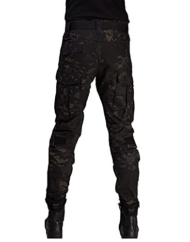 JOYASUS Paintball BDU taktikai nadrág többzsebes XL fekete