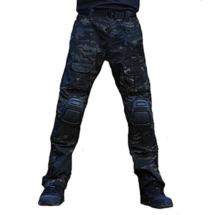 JOYASUS Paintball BDU taktikai nadrág többzsebes XL fekete