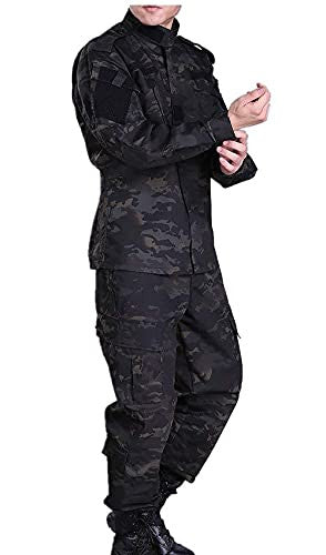 Airsoft paintball taktikai öltöny férfi vadászat BDU egyenruha kabát terepmintás ing