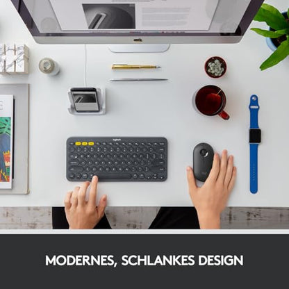 Logitech Pebble vezeték nélküli egér grafit/fekete