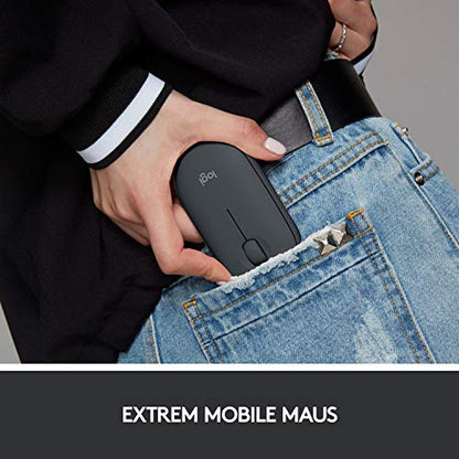 Logitech Pebble vezeték nélküli egér grafit/fekete