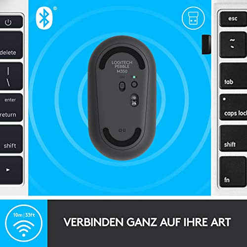 Logitech Pebble vezeték nélküli egér grafit/fekete