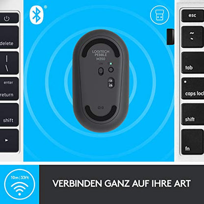 Logitech Pebble vezeték nélküli egér grafit/fekete