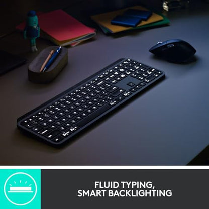 Logitech MX Keys Combo Gen 2 vezeték nélküli billentyűzet és egér szürke