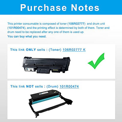 LCL toner kazetta nagy kapacitású fekete 106R02777, Xerox Phaser