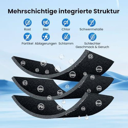 GOLDEN ICEPURE hűtőszekrény vízszűrő kompatibilis Bosch Ultra Clarity 644845, Siemens
