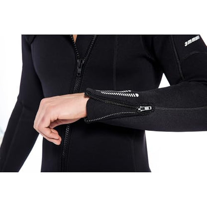 ZCCO - 3 mm ultra elasztikus neoprén ruha elülső cipzár